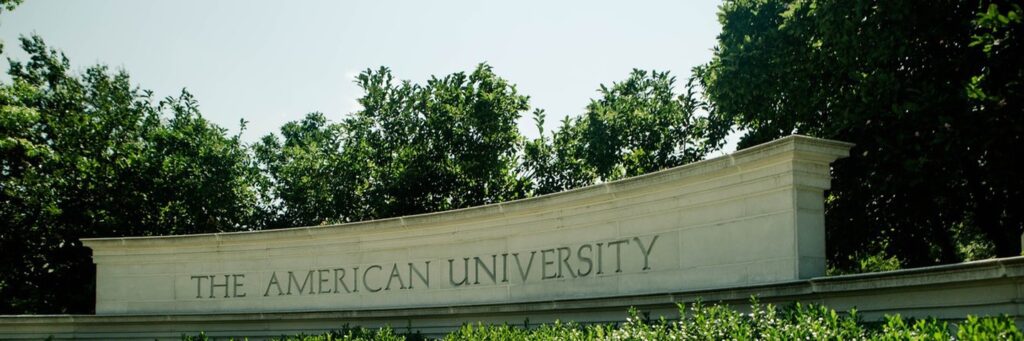American University campus